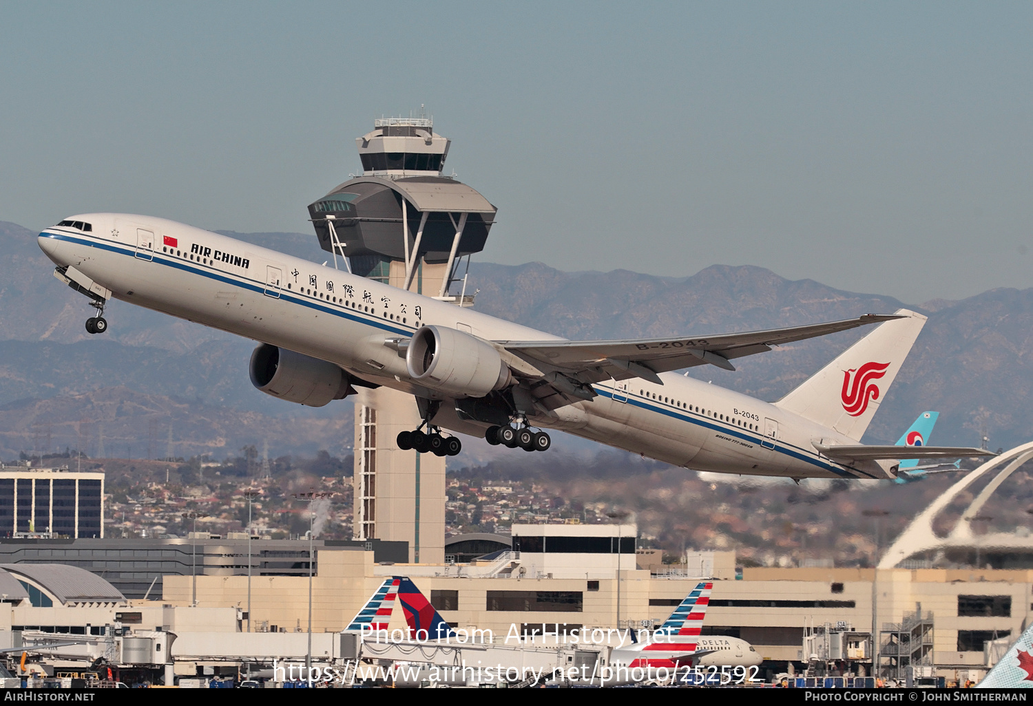 Aircraft Photo of B-2043 | Boeing 777-39L/ER | Air China | AirHistory.net #252592