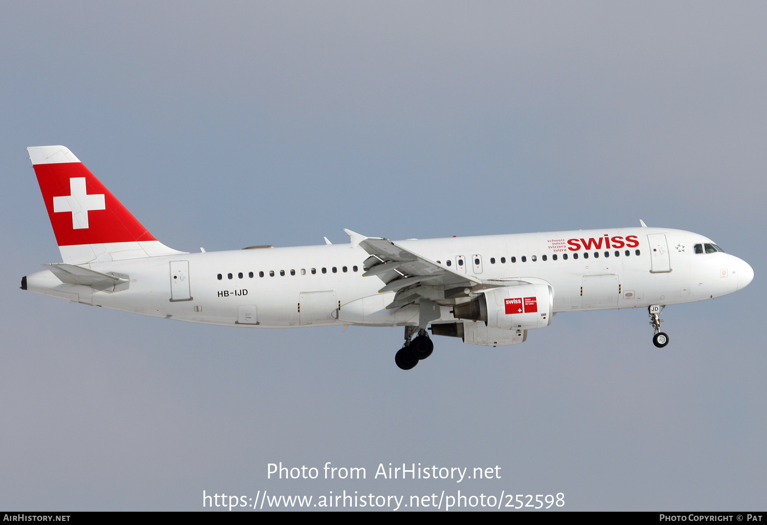 Aircraft Photo of HB-IJD | Airbus A320-214 | Swiss International Air Lines | AirHistory.net #252598