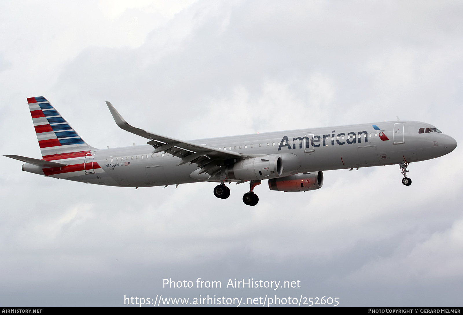 Aircraft Photo of N145AN | Airbus A321-231 | American Airlines | AirHistory.net #252605