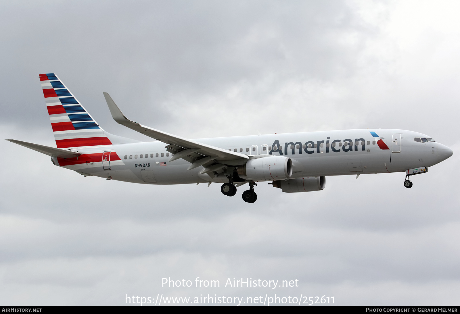 Aircraft Photo of N990AN | Boeing 737-823 | American Airlines | AirHistory.net #252611