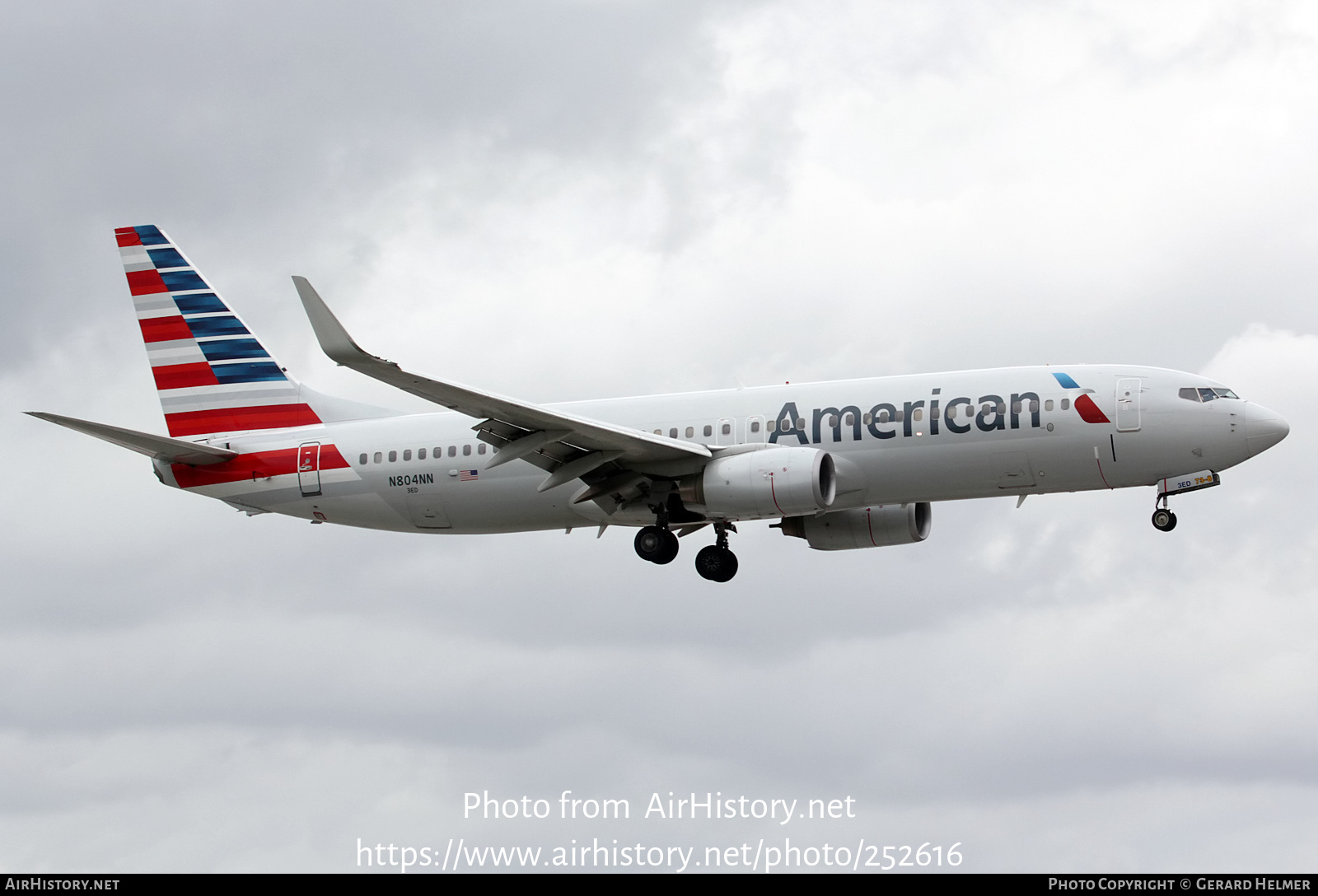 Aircraft Photo of N804NN | Boeing 737-823 | American Airlines | AirHistory.net #252616