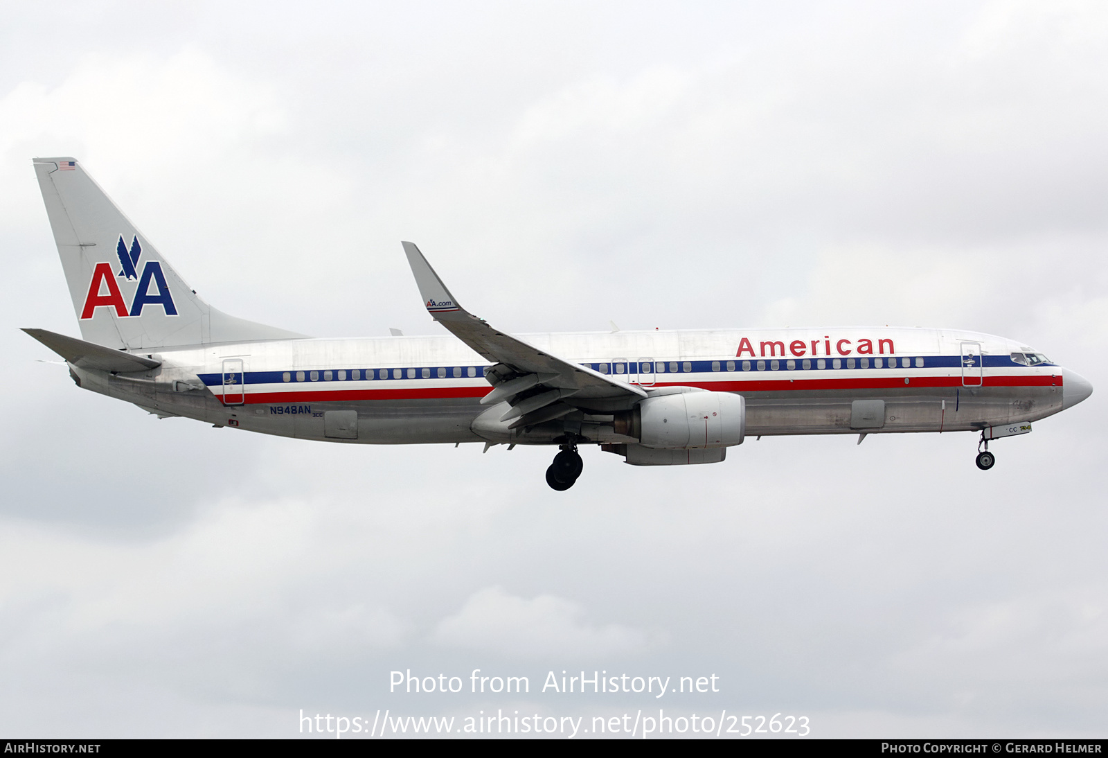 Aircraft Photo of N948AN | Boeing 737-823 | American Airlines | AirHistory.net #252623