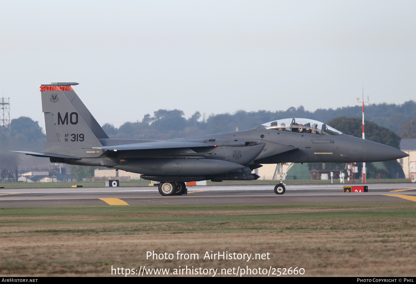 Aircraft Photo of 91-0319 / AF91-319 | McDonnell Douglas F-15E Strike Eagle | USA - Air Force | AirHistory.net #252660