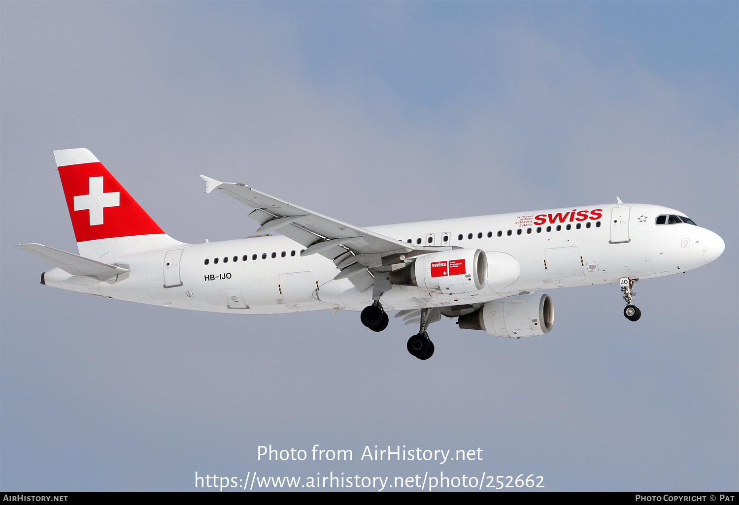 Aircraft Photo of HB-IJO | Airbus A320-214 | Swiss International Air Lines | AirHistory.net #252662