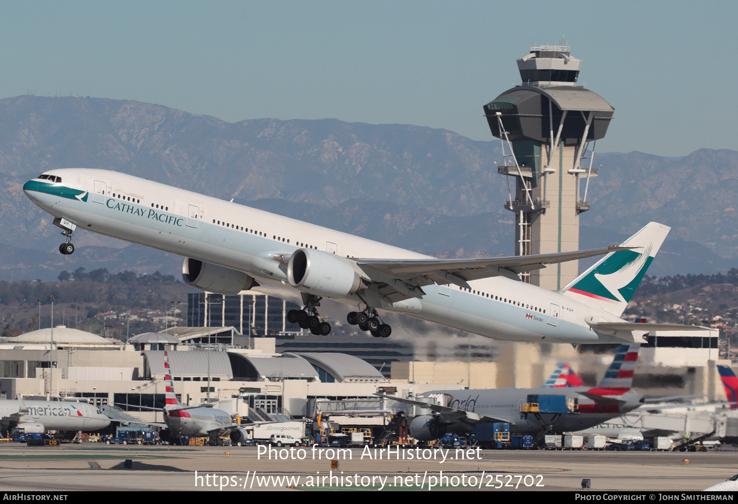 Aircraft Photo of B-KQH | Boeing 777-367/ER | Cathay Pacific Airways | AirHistory.net #252702