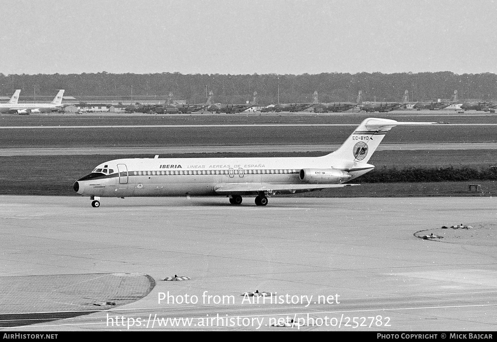 Aircraft Photo of EC-BYD | McDonnell Douglas DC-9-32 | Iberia | AirHistory.net #252782