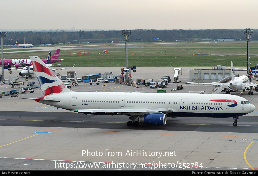 Aircraft Photo of G-BNWX | Boeing 767-336/ER | British Airways | AirHistory.net #252784