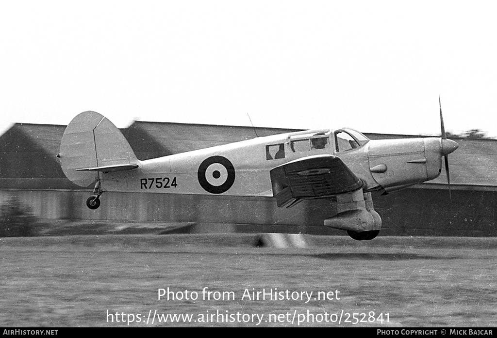 Aircraft Photo of G-AIWA / R7524 | Percival P.28 Proctor 1 | UK - Air Force | AirHistory.net #252841