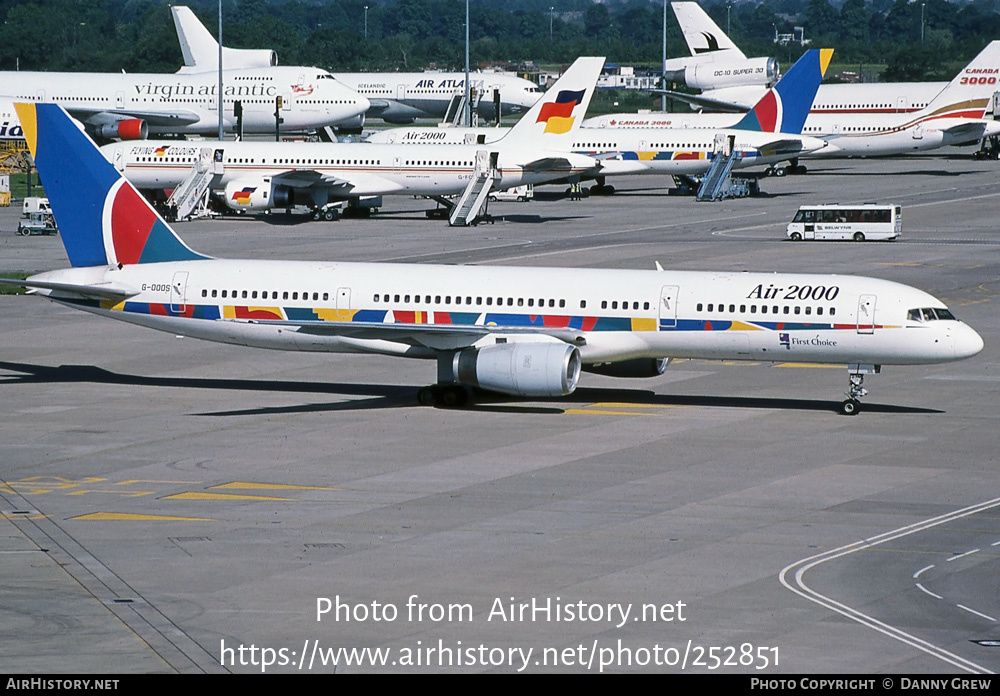 Aircraft Photo of G-OOOS | Boeing 757-236 | Air 2000 | AirHistory.net #252851