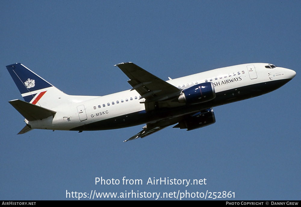 Aircraft Photo of G-MSKC | Boeing 737-5L9 | British Airways | AirHistory.net #252861