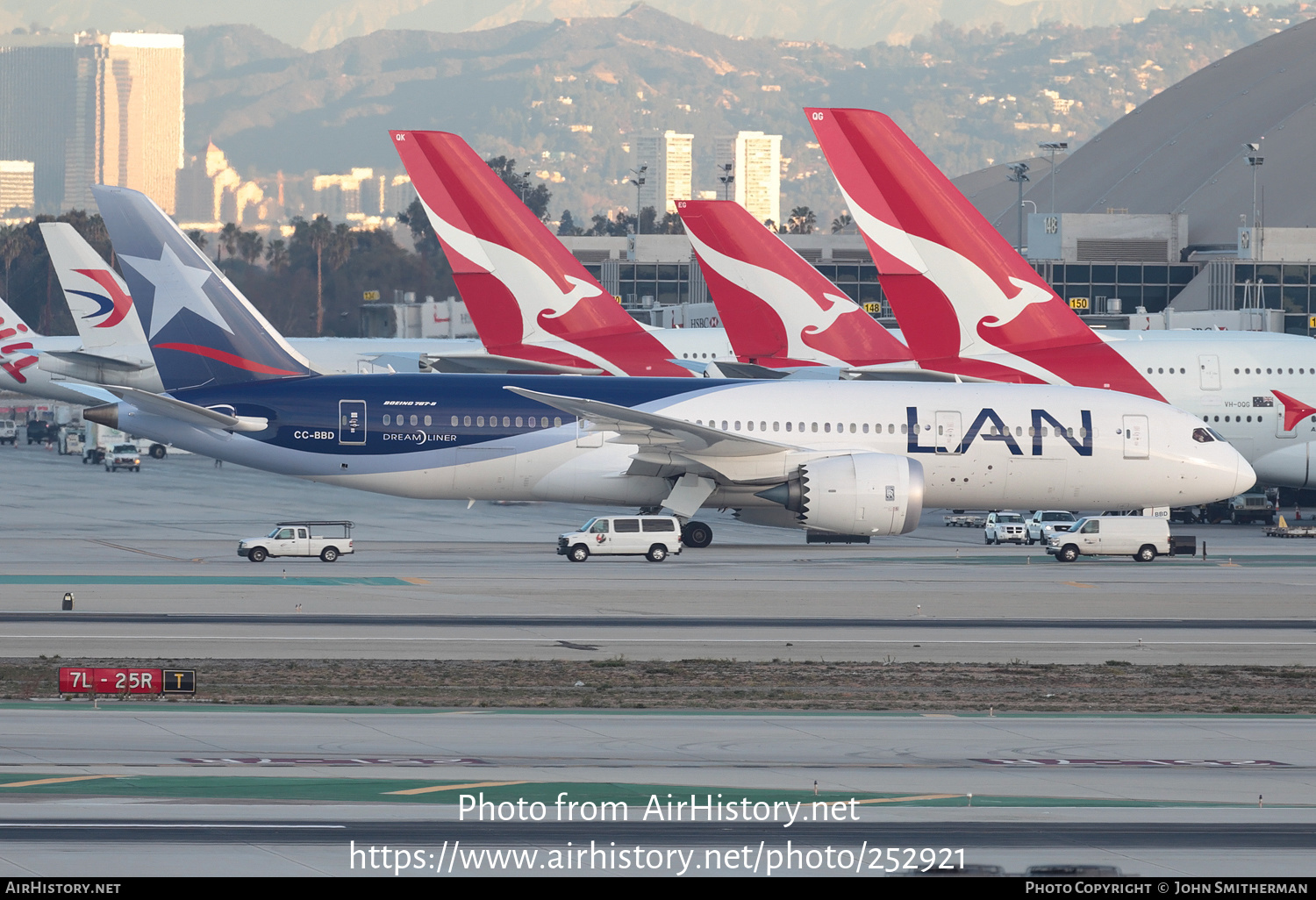 Aircraft Photo of CC-BBD | Boeing 787-8 Dreamliner | LAN Airlines - Línea Aérea Nacional | AirHistory.net #252921