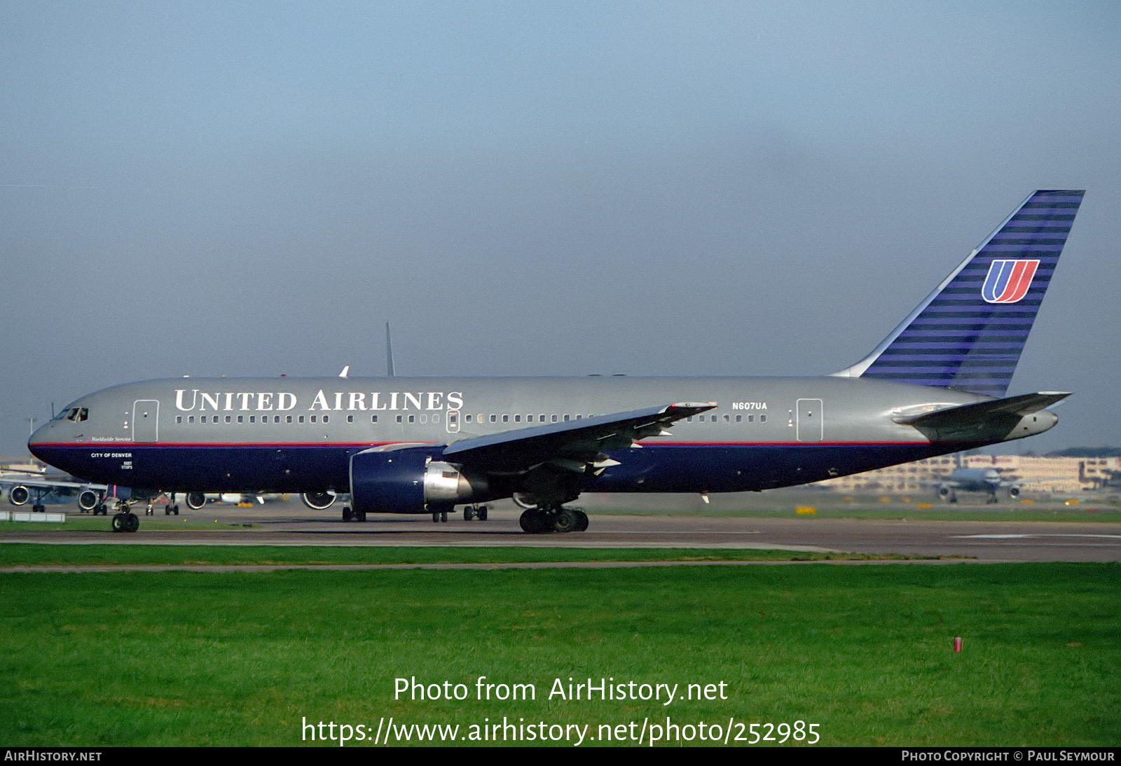 Aircraft Photo of N607UA | Boeing 767-222/ER | United Airlines | AirHistory.net #252985