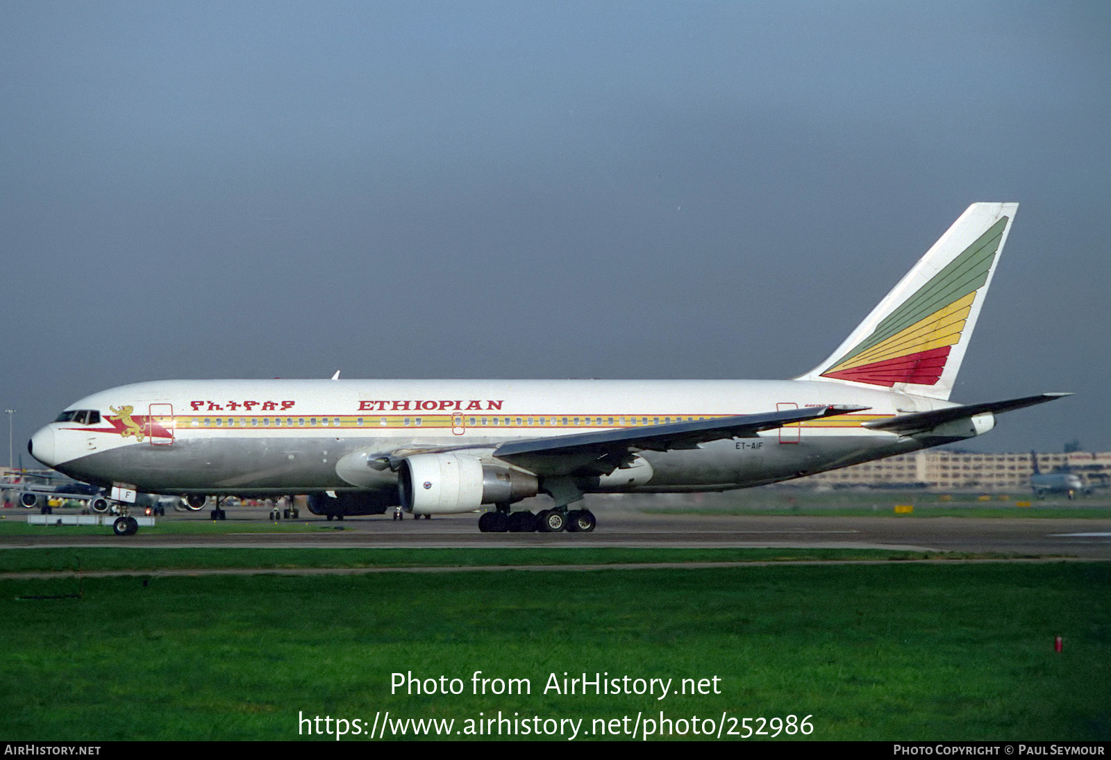 Aircraft Photo of ET-AIF | Boeing 767-260/ER | Ethiopian Airlines | AirHistory.net #252986