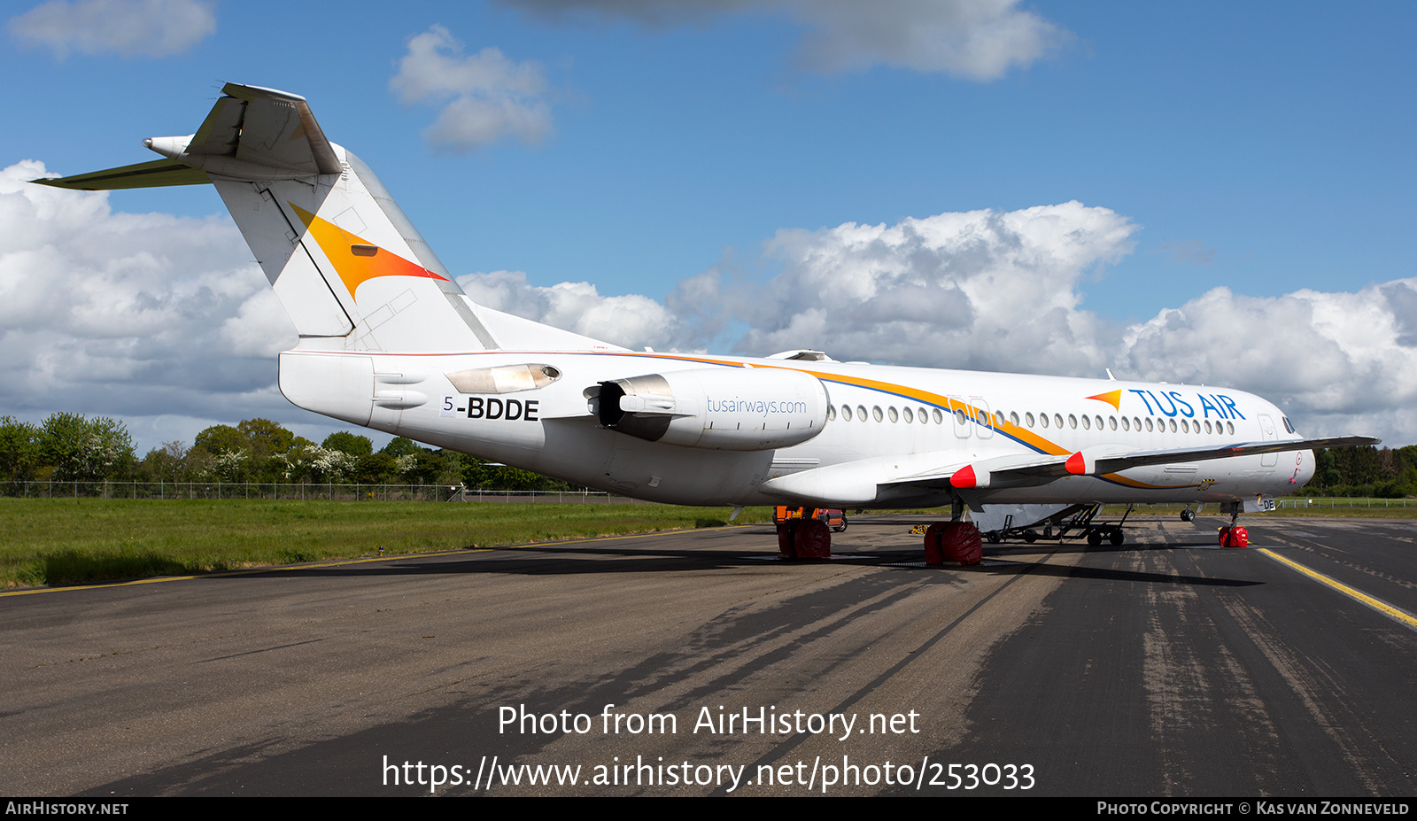 Aircraft Photo of 5B-DDE / 5-BDDE | Fokker 100 (F28-0100) | Tus Airways | AirHistory.net #253033