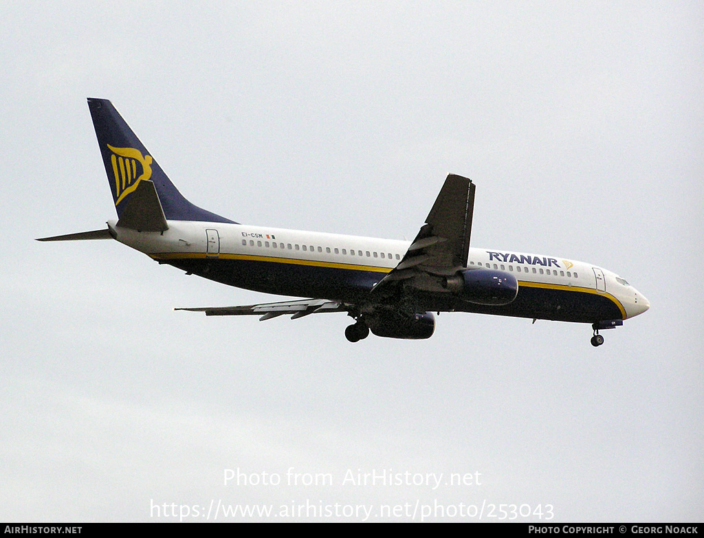 Aircraft Photo of EI-CSM | Boeing 737-8AS | Ryanair | AirHistory.net #253043