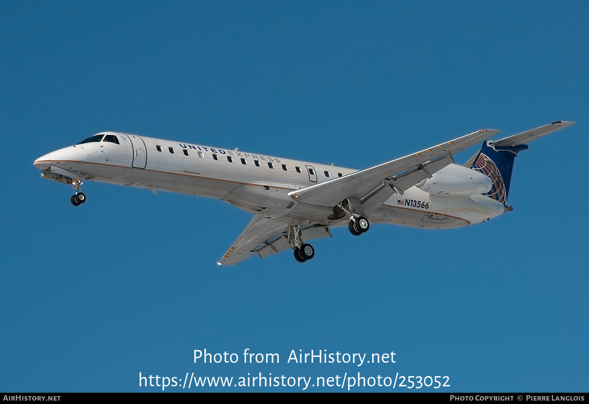 Aircraft Photo of N13566 | Embraer ERJ-145LR (EMB-145LR) | United Express | AirHistory.net #253052