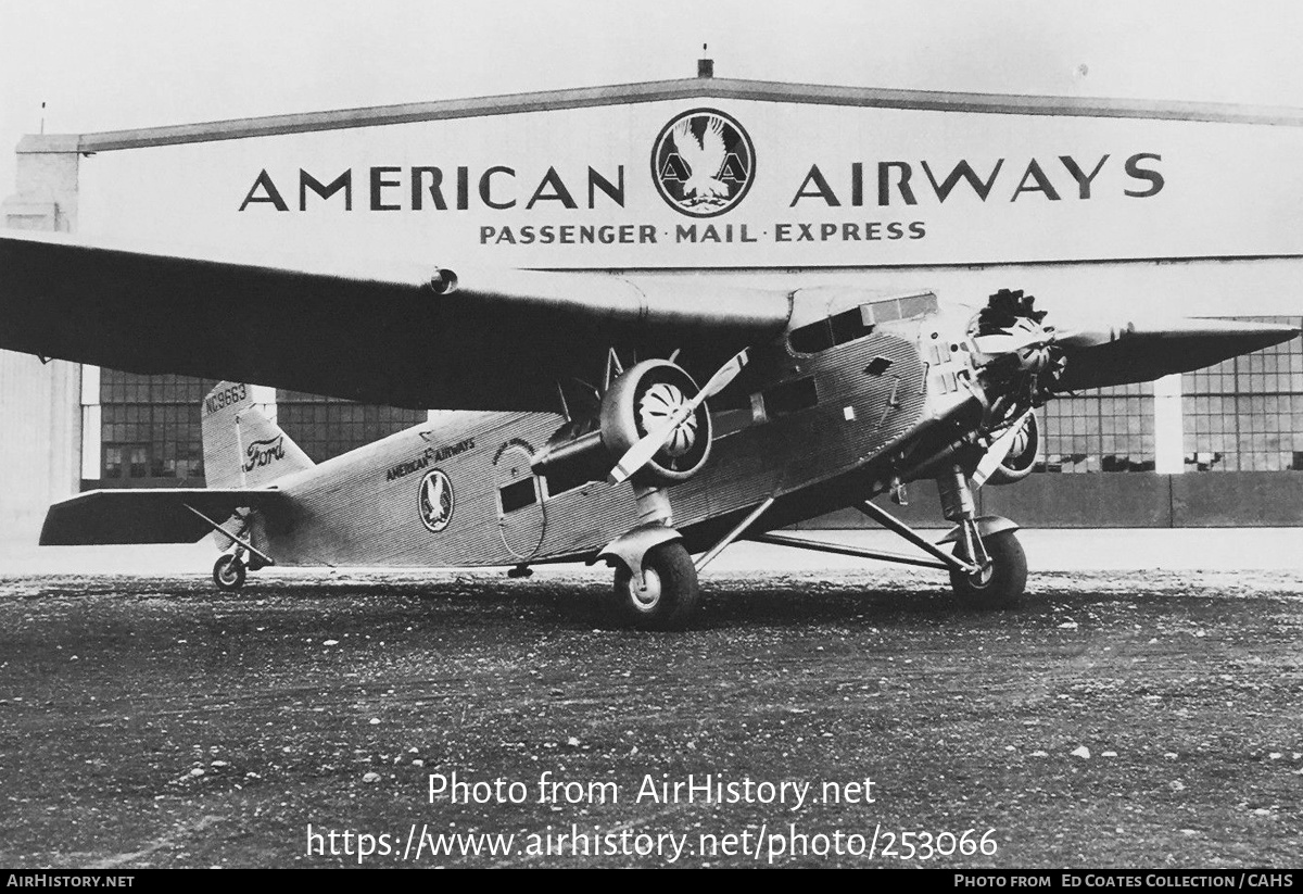 Aircraft Photo of NC9663 | Ford 5-AT-B Tri-Motor | American Airways | AirHistory.net #253066