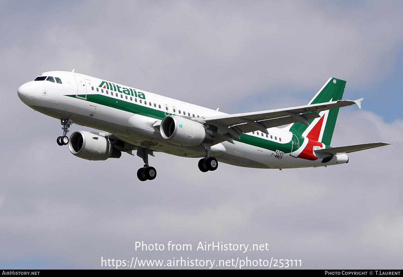 Aircraft Photo of F-WWDX | Airbus A320-216 | Alitalia | AirHistory.net #253111