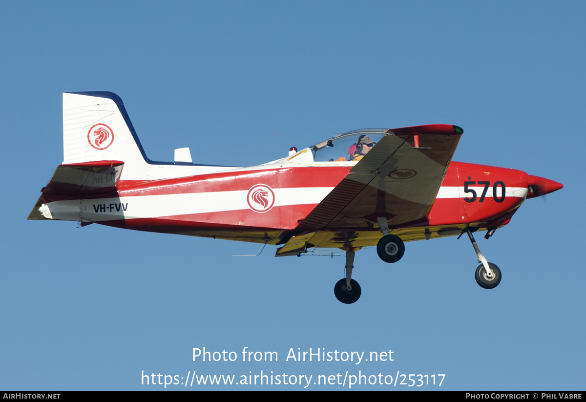 Aircraft Photo of VH-FVV / 570 | AESL Airtourer T6/24 | Singapore - Air Force | AirHistory.net #253117