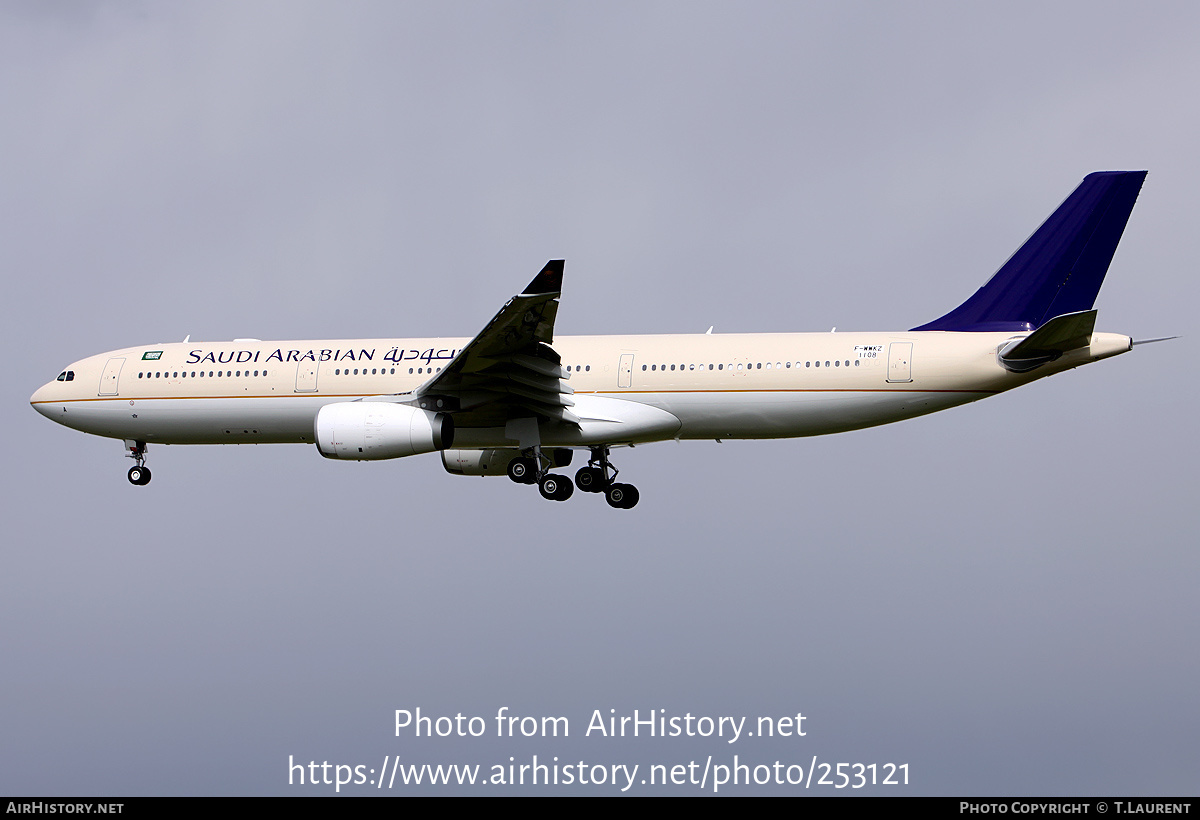 Aircraft Photo of F-WWKZ | Airbus A330-343 | Saudi Arabian Airlines | AirHistory.net #253121