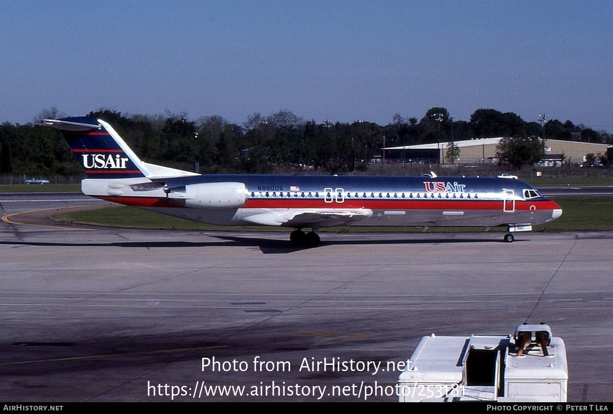 Aircraft Photo of N860US | Fokker 100 (F28-0100) | USAir | AirHistory.net #253181