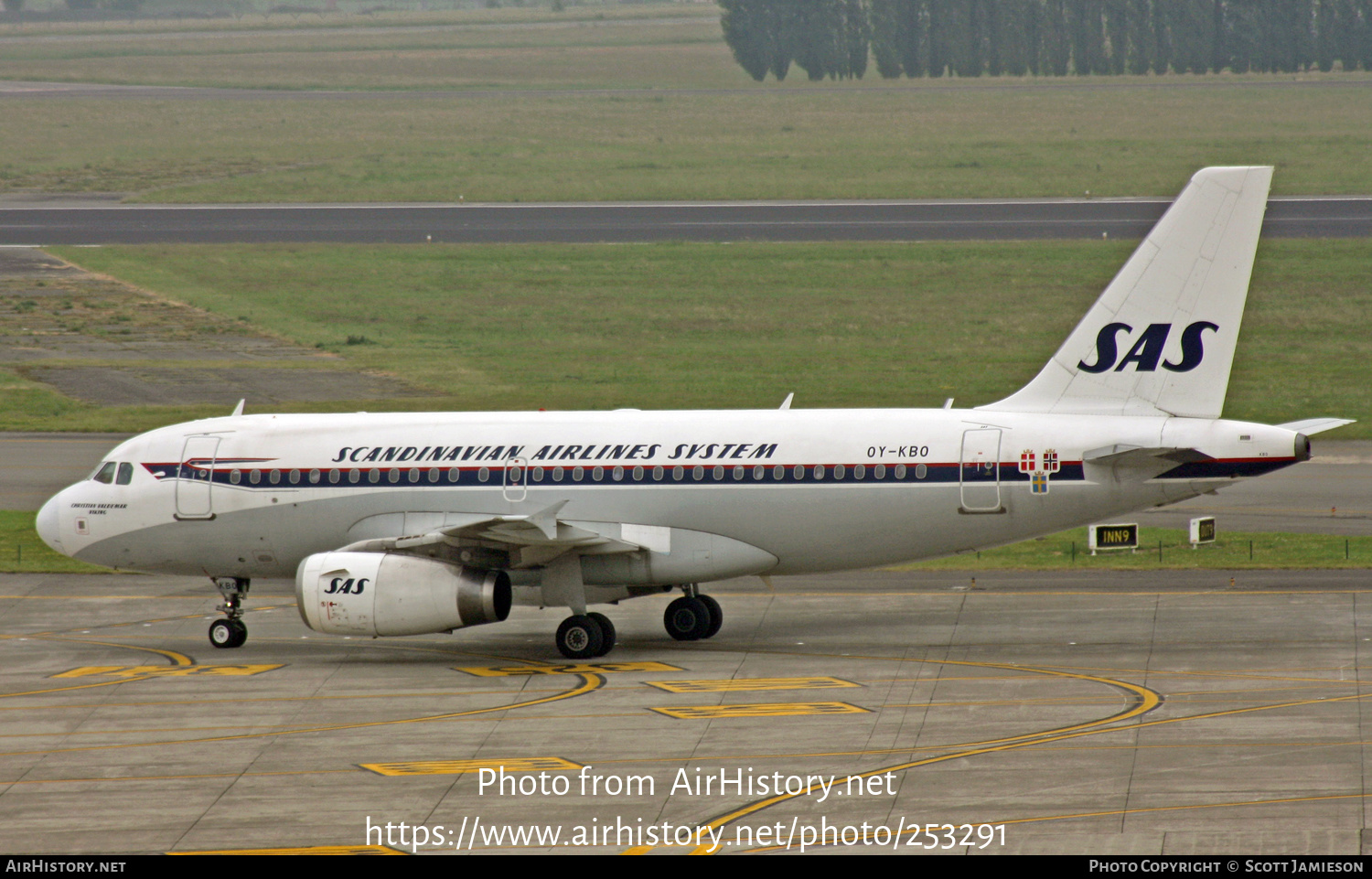 Aircraft Photo of OY-KBO | Airbus A319-132 | Scandinavian Airlines - SAS | Scandinavian Airlines System - SAS | AirHistory.net #253291