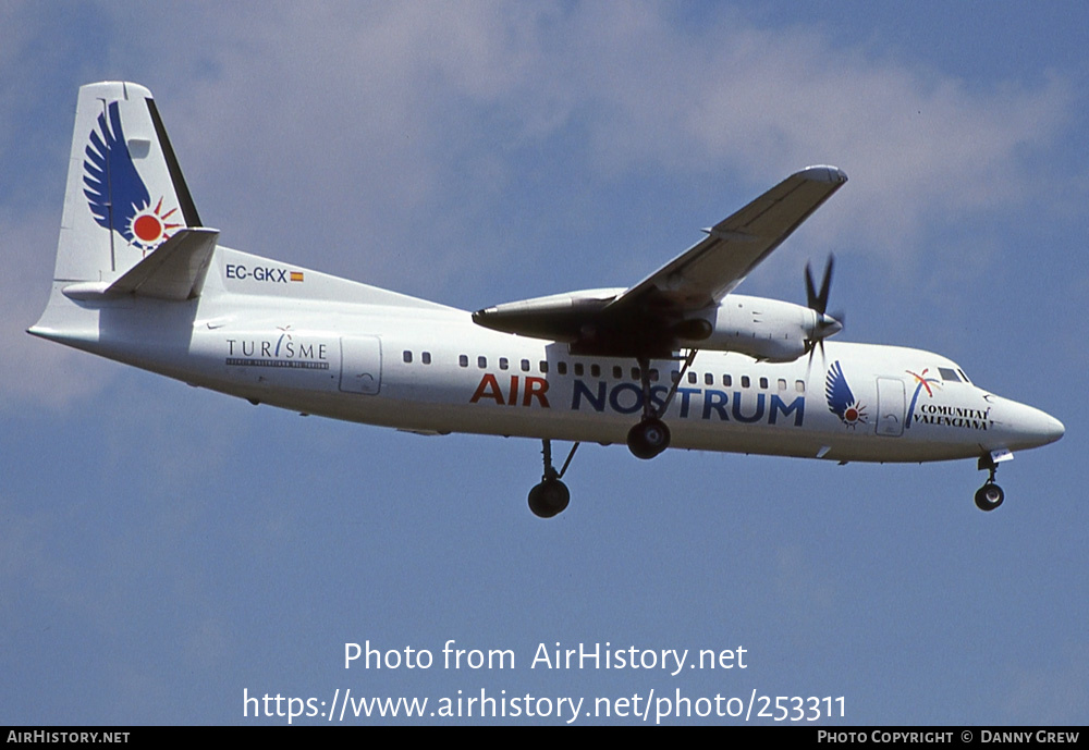 Aircraft Photo of EC-GKX | Fokker 50 | Air Nostrum | AirHistory.net #253311