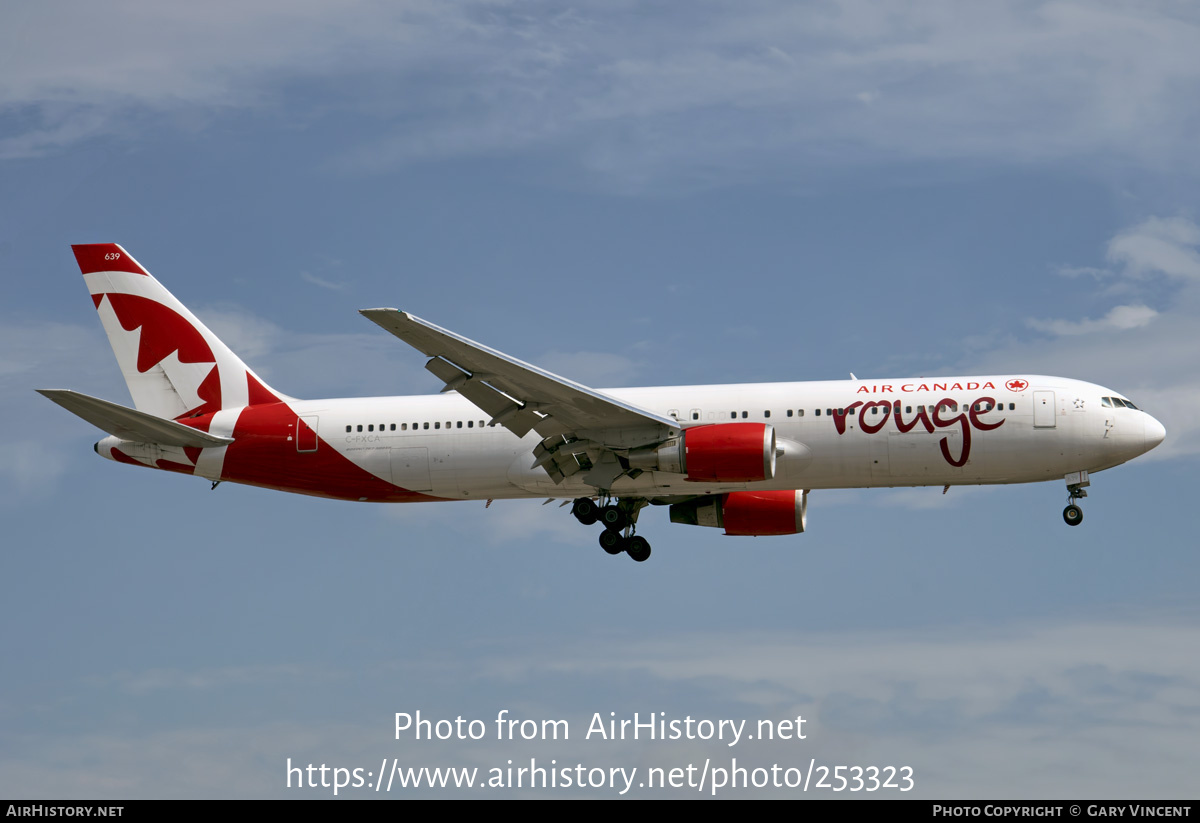 Aircraft Photo of C-FXCA | Boeing 767-375/ER | Air Canada Rouge | AirHistory.net #253323