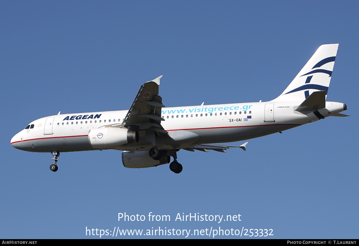 Aircraft Photo of SX-OAI | Airbus A320-232 | Aegean Airlines | AirHistory.net #253332