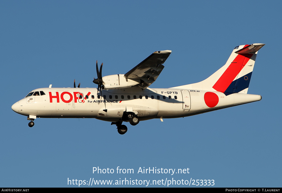 Aircraft Photo of F-GPYB | ATR ATR-42-500 | Hop! | AirHistory.net #253333