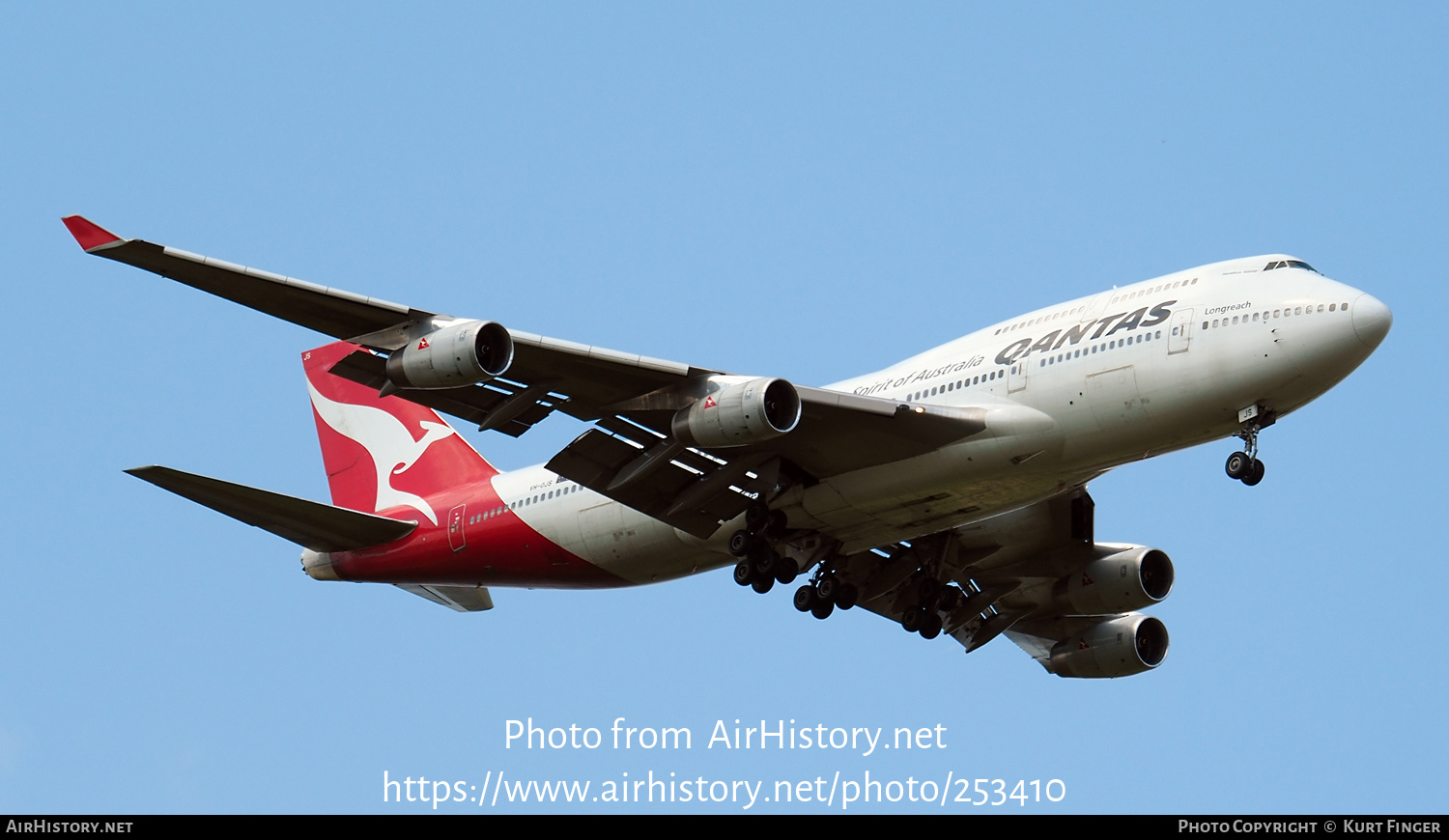 Aircraft Photo of VH-OJS | Boeing 747-438 | Qantas | AirHistory.net #253410