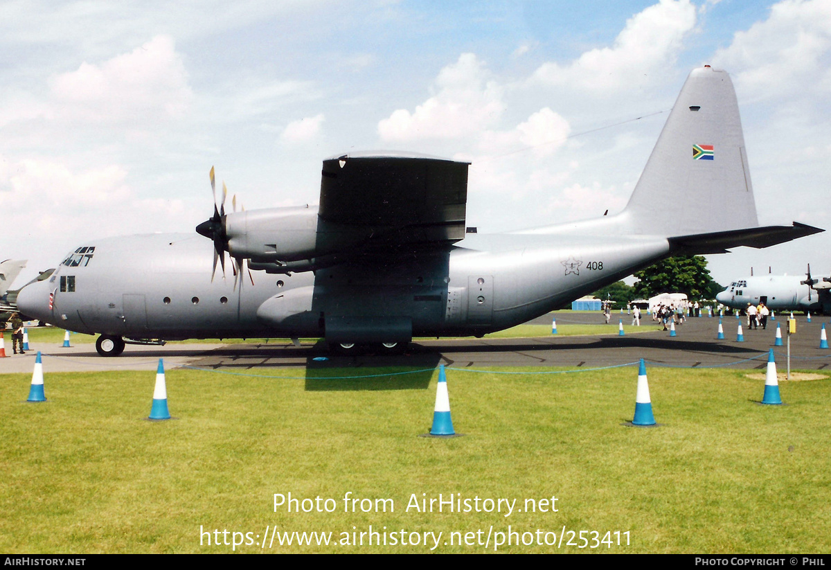 Aircraft Photo of 408 | Lockheed C-130BZ Hercules (L-282) | South Africa - Air Force | AirHistory.net #253411