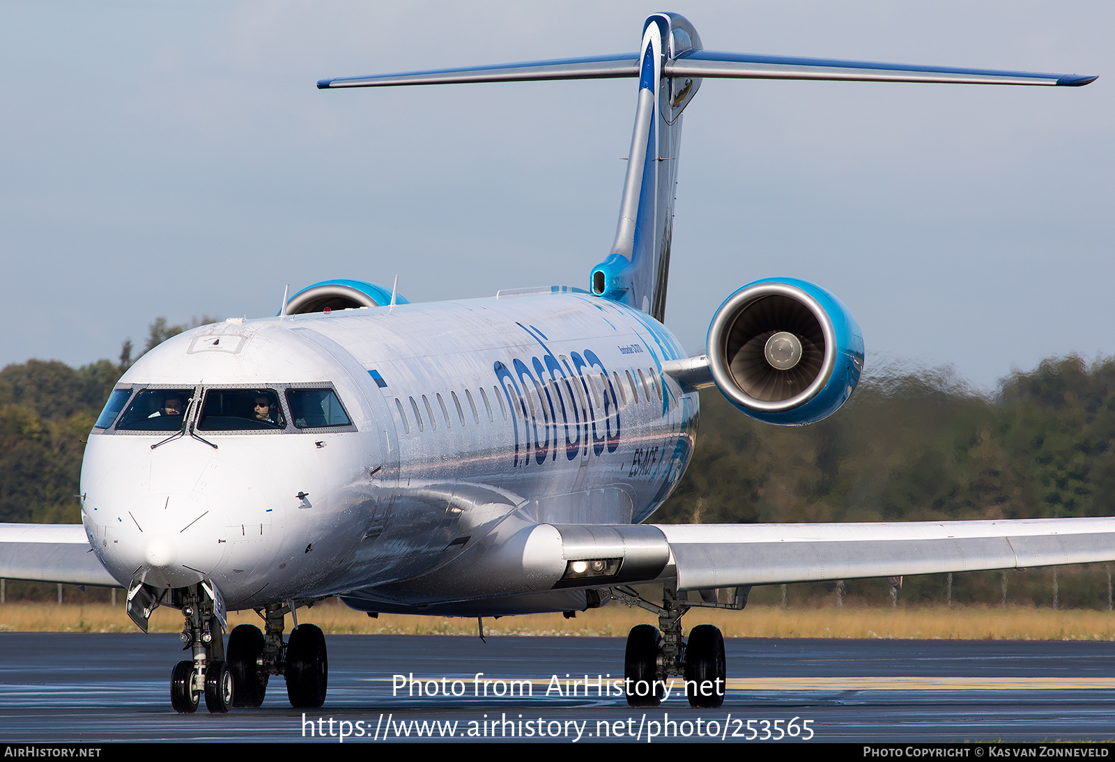 Aircraft Photo of ES-ACF | Bombardier CRJ-701ER (CL-600-2C10) | Nordica | AirHistory.net #253565