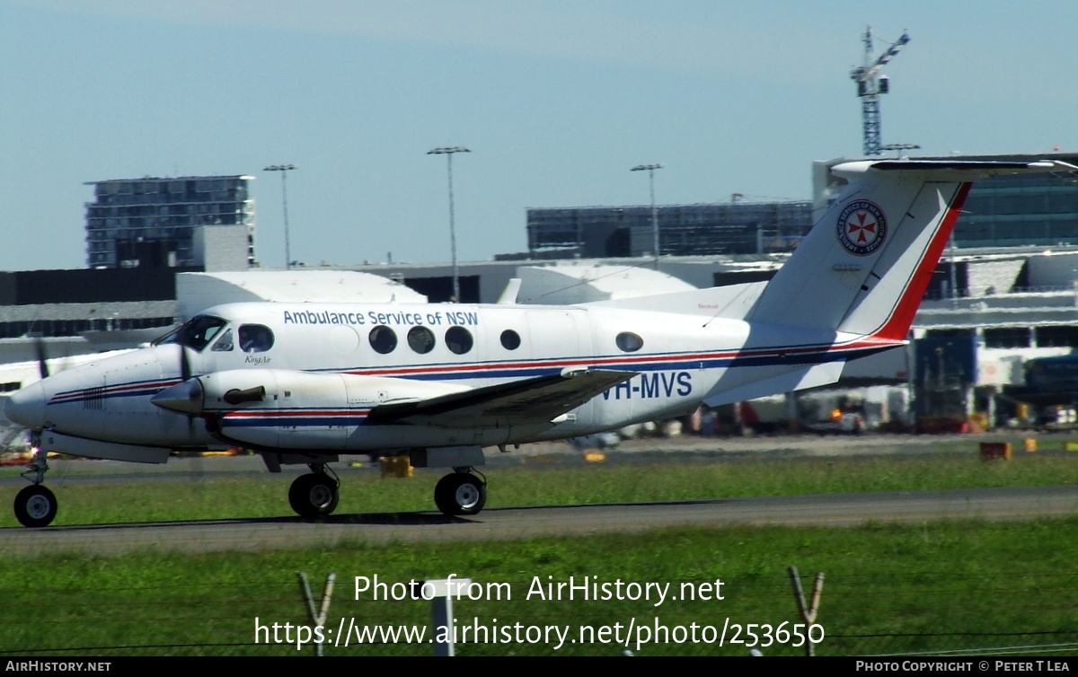 Aircraft Photo of VH-MVS | Raytheon B200 King Air | Ambulance Service Of New South Wales | AirHistory.net #253650