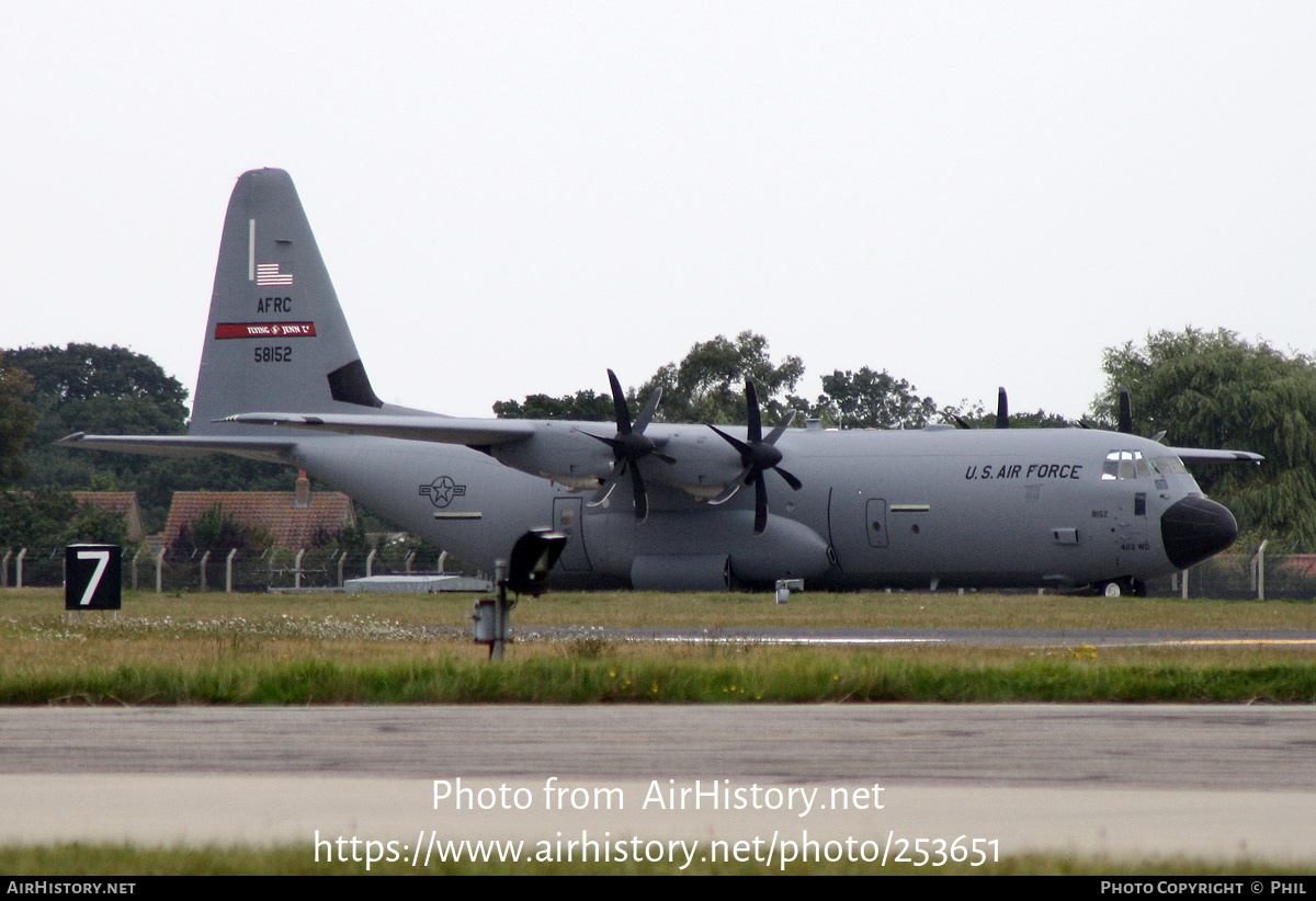 Aircraft Photo of 05-8152 / 58152 | Lockheed Martin C-130J-30 Hercules | USA - Air Force | AirHistory.net #253651