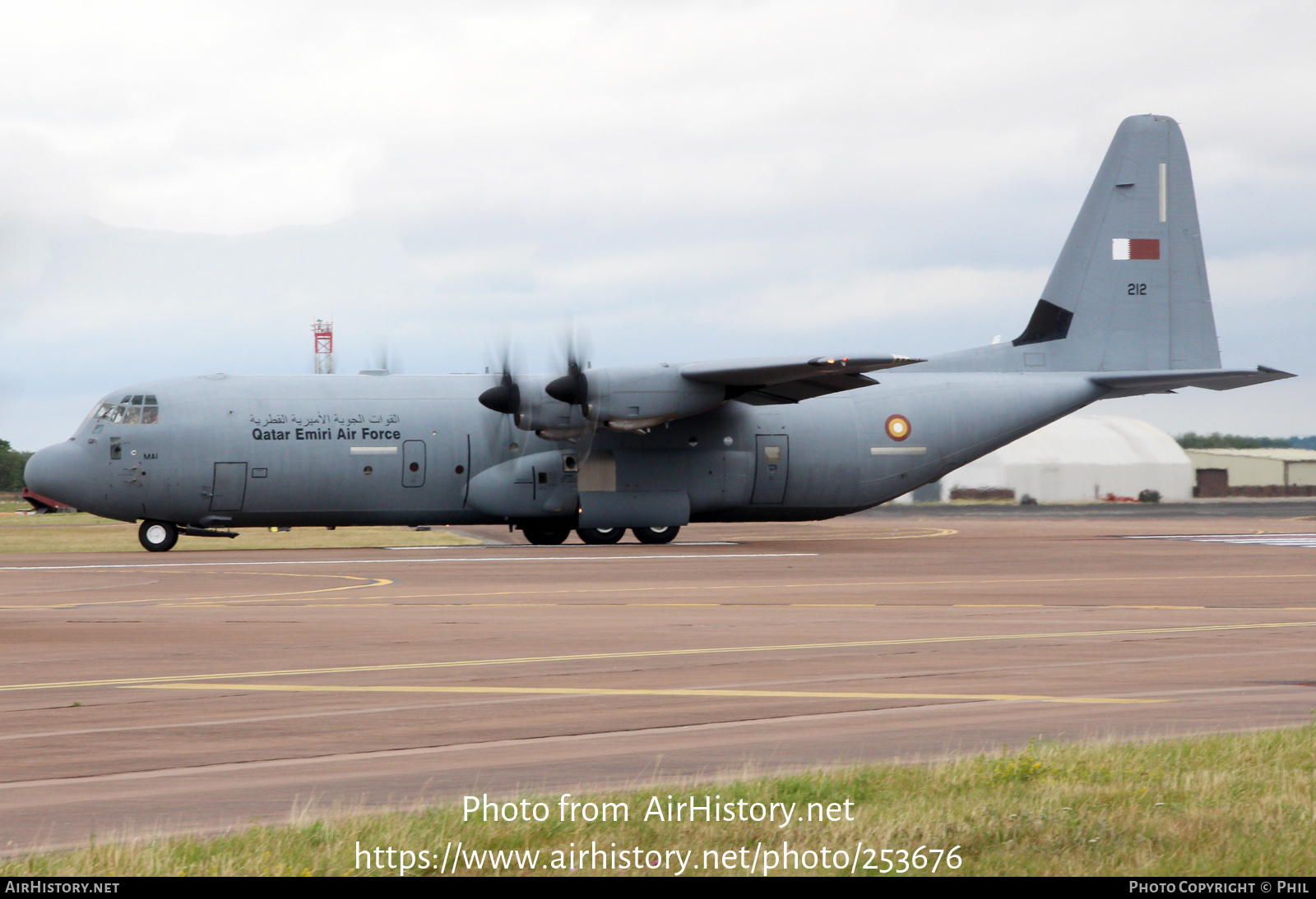 Aircraft Photo of 212 | Lockheed Martin C-130J-30 Hercules | Qatar - Air Force | AirHistory.net #253676