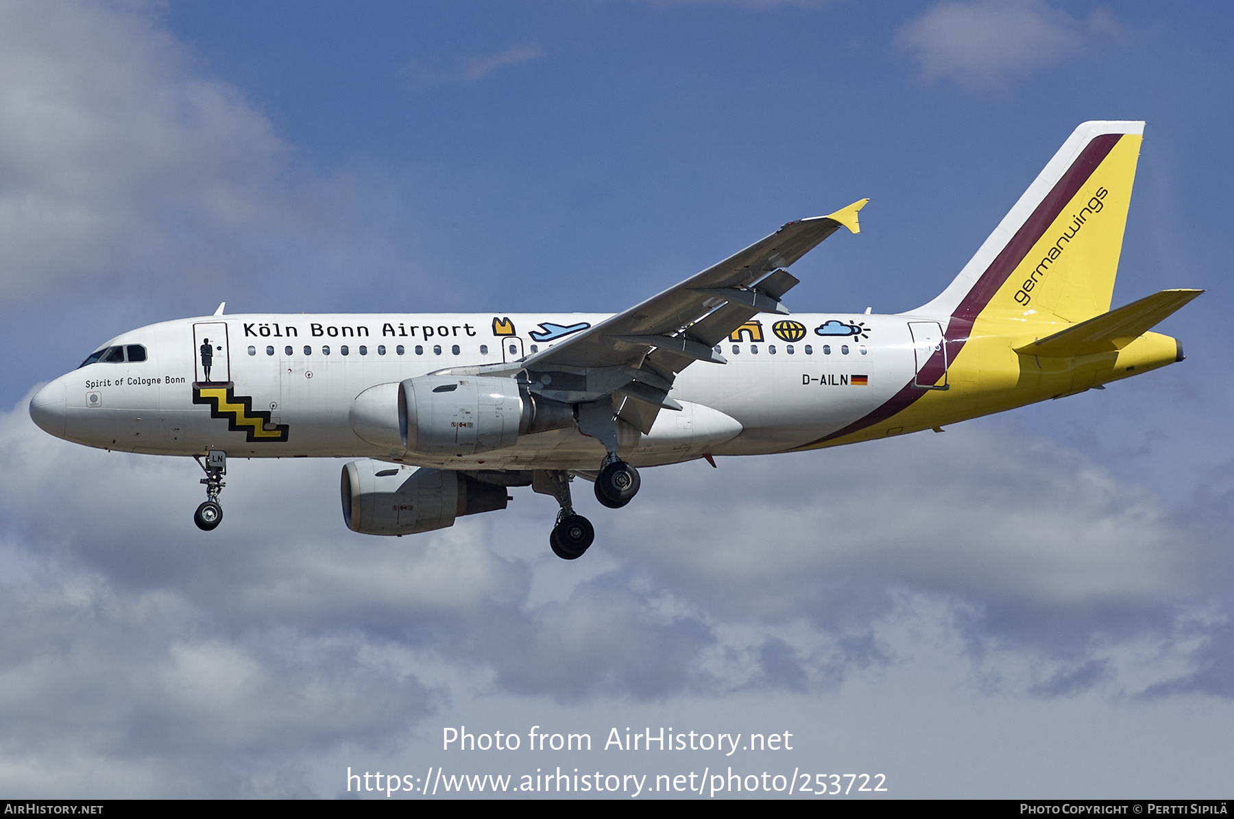 Aircraft Photo of D-AILN | Airbus A319-114 | Germanwings | AirHistory.net #253722
