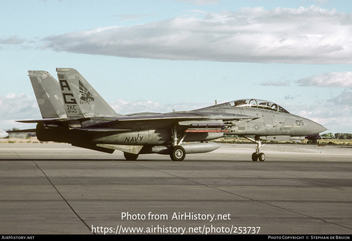 Aircraft Photo of 162916 | Grumman F-14A+ Tomcat | USA - Navy | AirHistory.net #253737