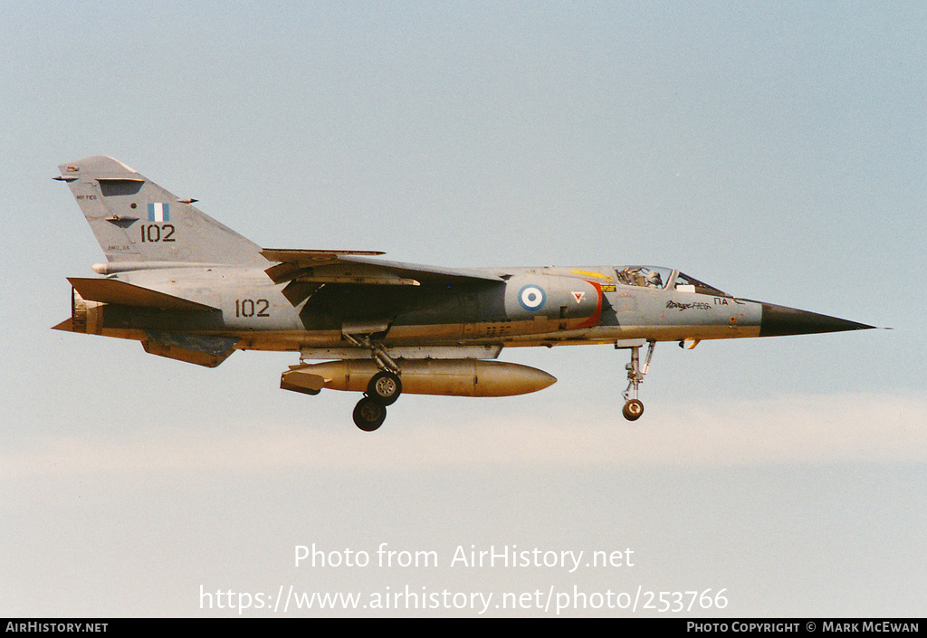 Aircraft Photo of 102 | Dassault Mirage F1CG | Greece - Air Force | AirHistory.net #253766