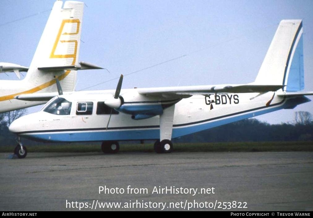 Aircraft Photo of G-BDYS | Britten-Norman BN-2A-20 Islander | AirHistory.net #253822