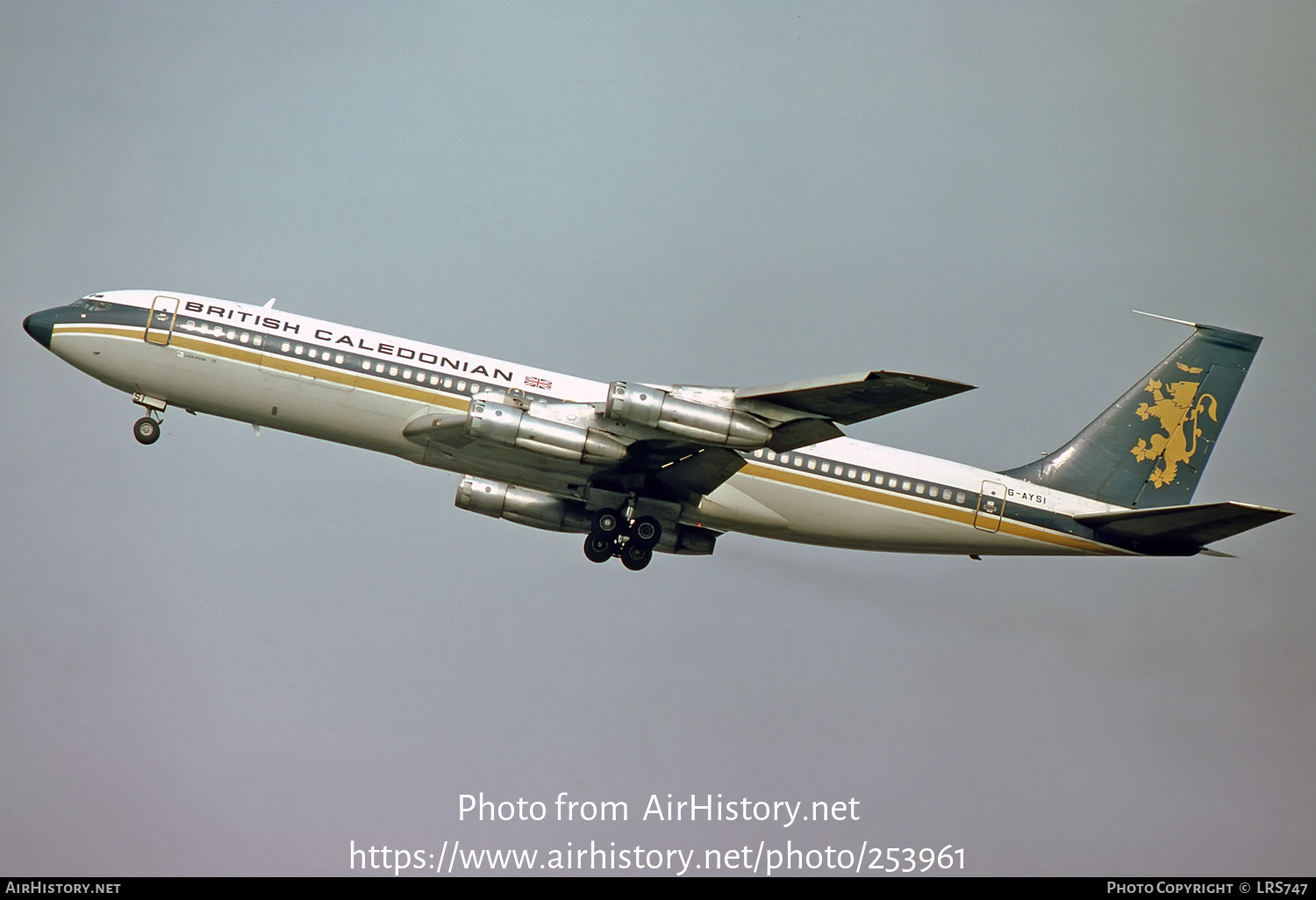 Aircraft Photo of G-AYSI | Boeing 707-373C | British Caledonian Airways | AirHistory.net #253961