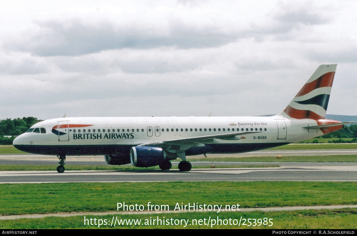 Aircraft Photo of G-BUSD | Airbus A320-111 | British Airways | AirHistory.net #253985