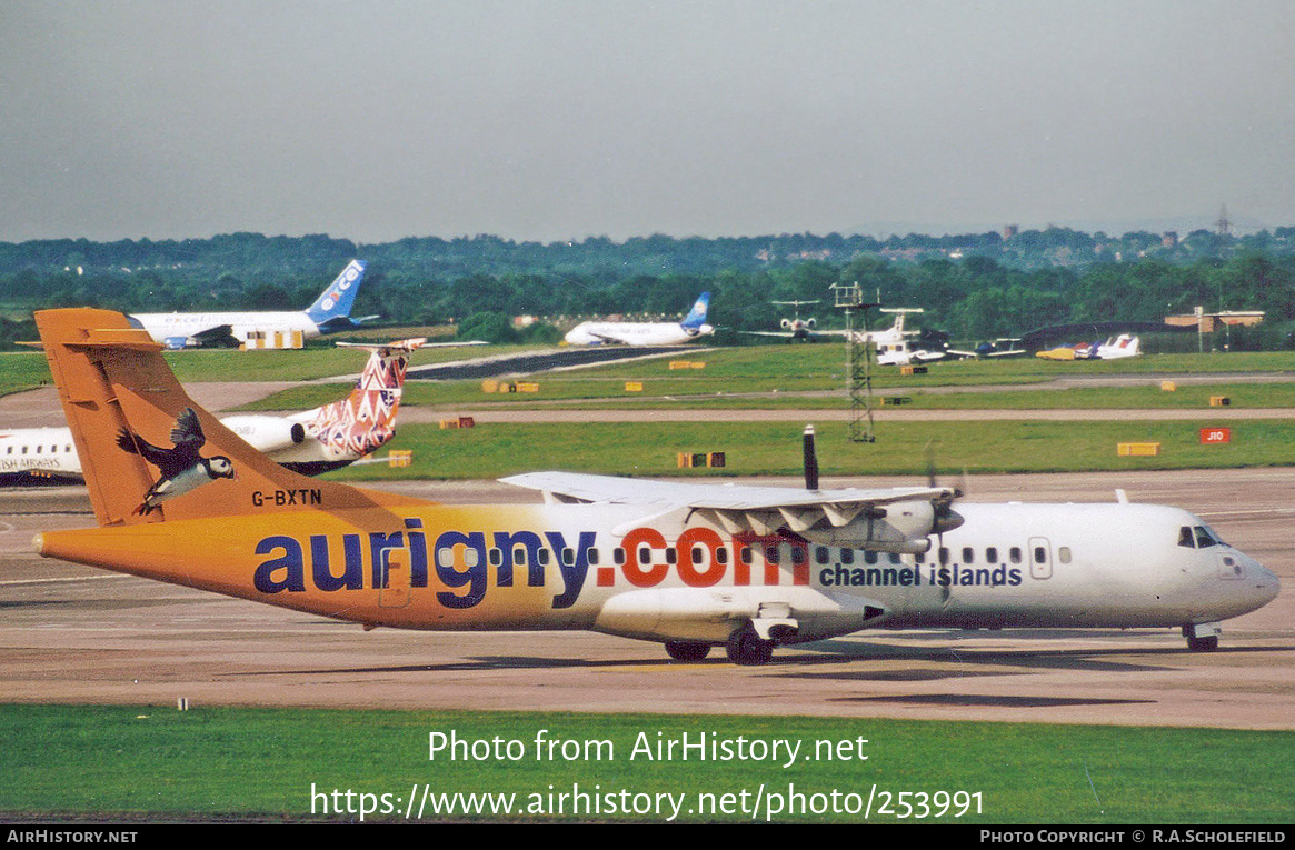 Aircraft Photo of G-BXTN | ATR ATR-72-202 | Aurigny Air Services | AirHistory.net #253991