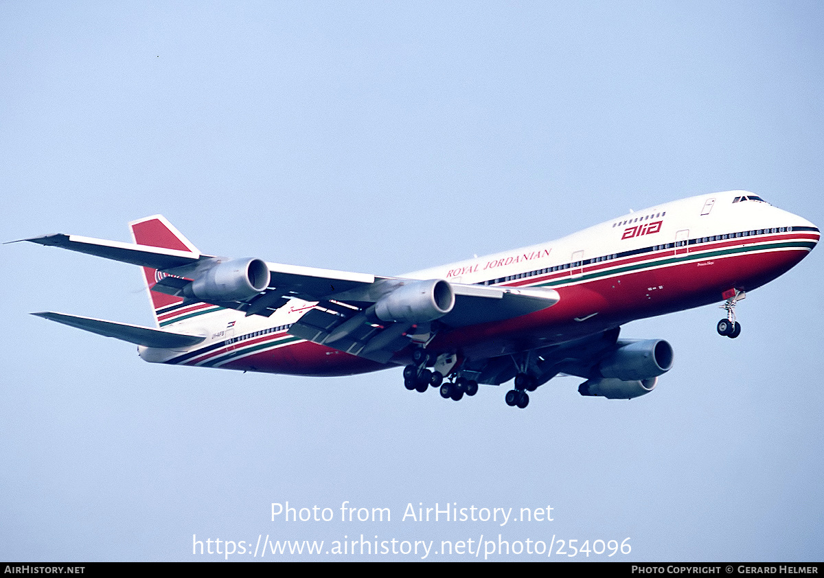 Aircraft Photo of JY-AFB | Boeing 747-2D3BM | Alia - The