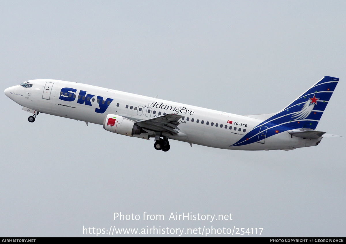 Aircraft Photo of TC-SKB | Boeing 737-430 | Sky Airlines | AirHistory.net #254117