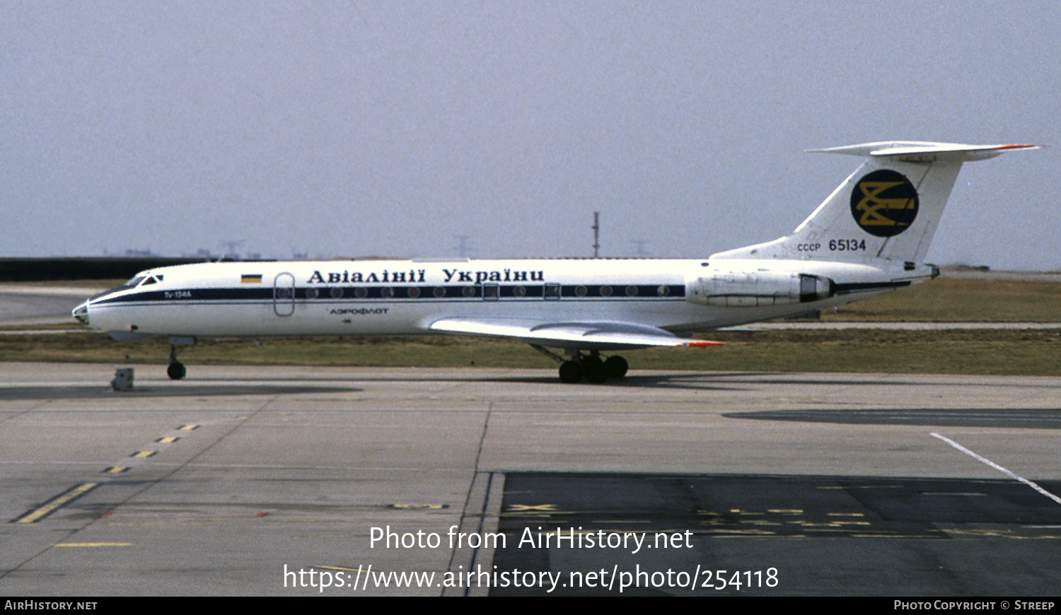 Aircraft Photo of CCCP-65134 | Tupolev Tu-134A-3 | Air Ukraine | AirHistory.net #254118