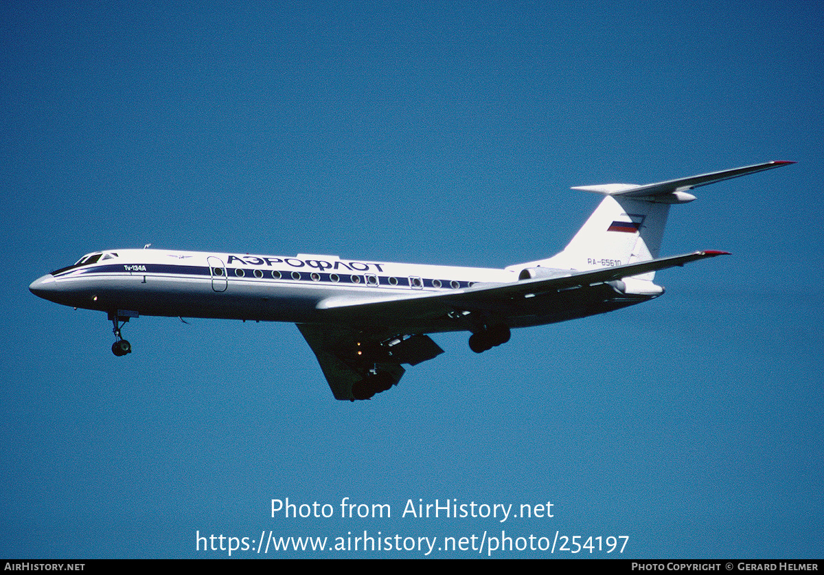 Aircraft Photo of RA-65610 | Tupolev Tu-134AK | Aeroflot | AirHistory.net #254197