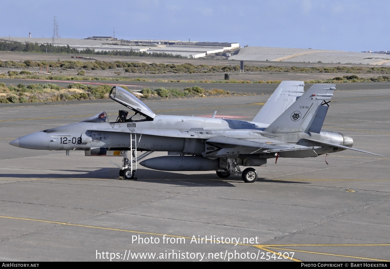 Aircraft Photo of C.15-50 | McDonnell Douglas EF-18A Hornet | Spain - Air Force | AirHistory.net #254207