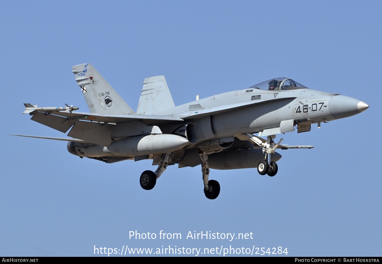 Aircraft Photo of C.15-79 | McDonnell Douglas F/A-18A Hornet | Spain - Air Force | AirHistory.net #254284