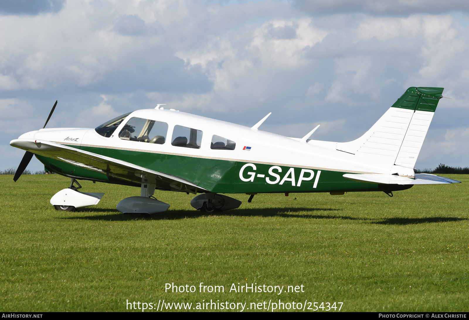 Aircraft Photo of G-SAPI | Piper PA-28-181 Cherokee Archer II | AirHistory.net #254347